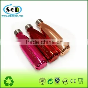 Portable Double Wall 18/8 Stainless Steel Vacuum Custom Cola Water Bottles Thermo thumbnail-1