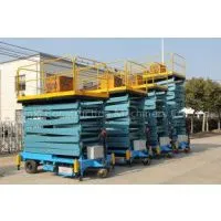 SJY 0.3 300 kg Manual Aerial Work Platform Scissor Lift thumbnail-1
