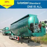 D-one Brand 3 Axles Bulk Cement Tank Trailer thumbnail-2