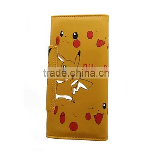 Ecoparty Gift Anime Pokemon Pikachu Wallet Kawaii Unisex Women Men Long Style PU Purse Billfold Notecase thumbnail-2