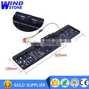 Waterproof Night Vision European Number Plate Car Rear View Camera thumbnail-2