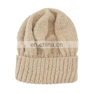 Qianzun Plain Striped Blank Beanie 100 Acrylic thumbnail-2
