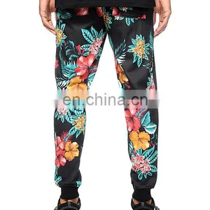 Custom Flower Sublimated Jogger Pants thumbnail-3