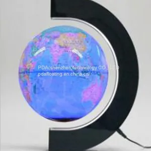 8 Inch C Shape Levitation Magnetic Rotating Globe thumbnail-2