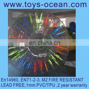 Cheap Price Inflatable Shine Color Zorb Balls for Sale,zorb Ball for Bowling thumbnail-2