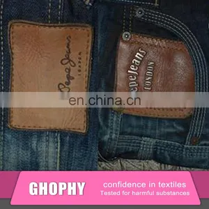 High Quality Private Custom Leather Labels Jeans Cheap thumbnail-1