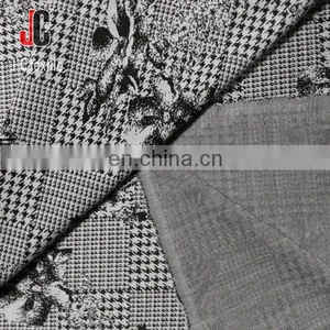 China Supplier Jacquard Stripe Fabric Recycled Knit Polyester Fabric for Garment thumbnail-1