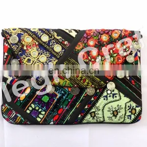 Wholesale Indian Unique Banjara Coin Clutch-Ethnic Gypsy Banjara Coin Clutch Purse- Antique Banjara Clutch Coin Purse thumbnail-5