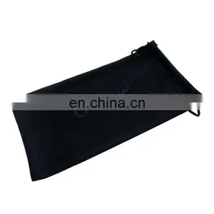 Logo Stamped Black Customisable Microfibre Mobile Hanging Pouch thumbnail-1