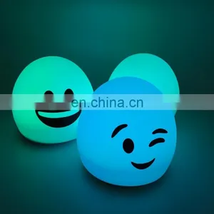2017 Colorful Silica Gellamp Led Silicone Light Ball Emotion Lamp for Night thumbnail-4