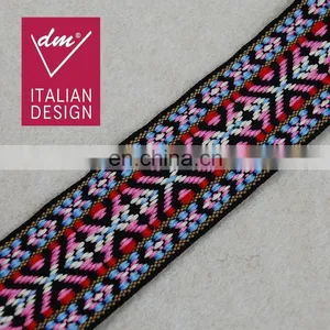 Italy Design Fashion Jacquard Ethnic Tape Trim thumbnail-1