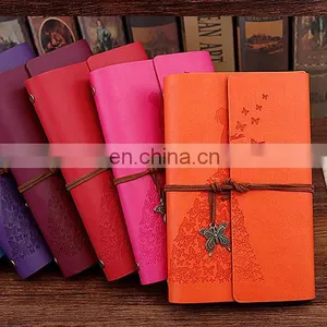 High Quality PU Leather Journal Notebook Wholesale A6 thumbnail-4