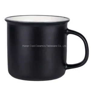 8oz Enamel Looks Ceramic Mug Sublimation Travel Coffee Cup Custom Unique 2018 Gifts thumbnail-1