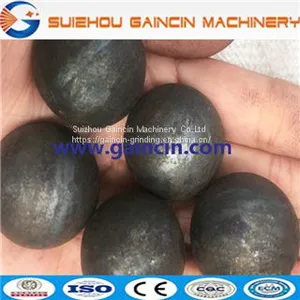 High Alloy Forged Steel Media Balls, Grinding Media Rolled Steel Media Balls thumbnail-5