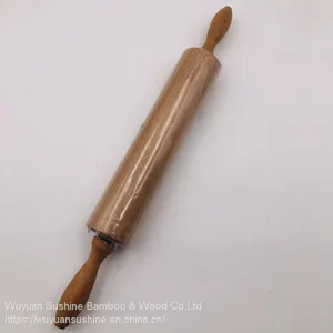 Beech Wooden Rolling Pin, Oil on the Surface thumbnail-1