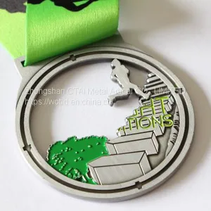 Newest Hot Sale Antique Effect Sport Medal for Souvenir thumbnail-3