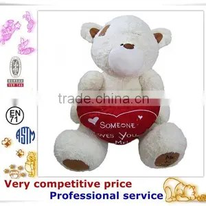 OEM Stuffed Toy,Custom Plush Toys, Heart to Heart Teddy Bear thumbnail-3
