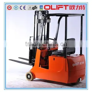 Battery China Three Wheels Electric Forklift Truck thumbnail-1
