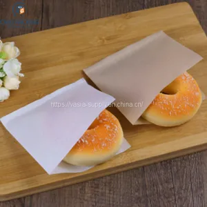 Custom Logo Oilproof Sandwich Donut Bread Bag Biscuits Doughnut Paper Bags Bread Bakery Food Packing Brown thumbnail-1