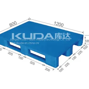 Heavy Duty Rack for Warehouse From China Manufacturer 1208E PBCZ PLASTIC PALLET（BUILT-IN STEEL PIPE） thumbnail-1