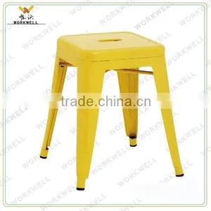 Galvanized Marais Side Metal Bar Stool Chair thumbnail-2