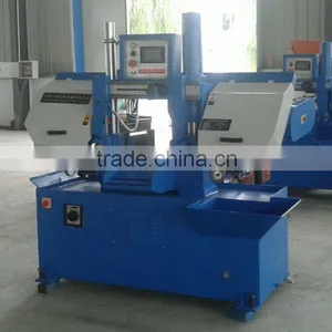 GS260 Fully Automatic Double Column Band Saw Machine With Auto Shuttle Table thumbnail-1