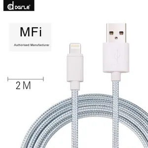 Free Sample Original Chip for Iphone 2M Usb Data Charging Cable With Mfi Certified 8pin Connector thumbnail-2
