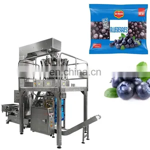 High Speed Vertical Frozen Food Vegetable Packing Machine Automatic Fresh Fruit Blueberry Packing Machine thumbnail-1