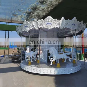 Theme Park Amusement Machinery Equipment Carousel for Kiddie for Sale thumbnail-1