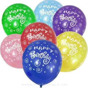 Bulk Age-Number Printed Balloons - 16th/50th Birthday Latex Balloons, Decorator-Ready Balloons thumbnail-1