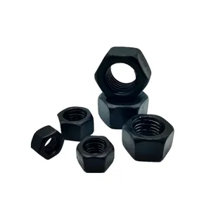 12.9/8.8 Grade High Strength Black Hexagonal Nut M2-M42 thumbnail-5