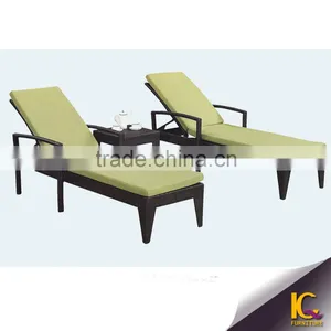 Modern Sun Beach Rattan Lounge Chair/Sun Lounger thumbnail-1