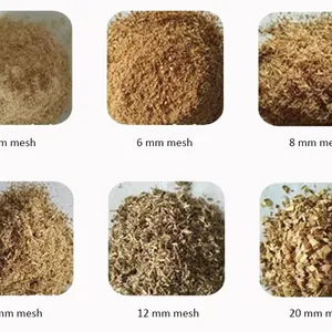 CE Approved Diesel/Electric Biomass Straw Wood Sawdust Making Machine Sawdust Log Making Machine Wood Crusher in Europe thumbnail-4