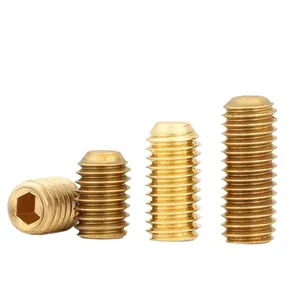 DIN 916 DIN 913 M2 M2.5 M3 M4 M5 Hexagon Flat End Setting Screw Headless Screw thumbnail-1