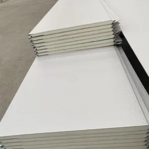 16mm Polyurethane Foam Insulation 3D Exterior Metal Siding Exterior Decorative Wall Cladding Sandwich Panel thumbnail-2