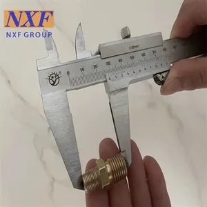NXF C2800/GB H62/ASTM C27400/ISO CuZn40/BS CZ109 OD DN15-1200 Brass Forging Threaded Straight or Reducing Nipple thumbnail-3