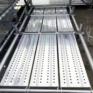 Perforated Steel Scaffold Plank for Construction and Industrial Scaffolding Platforms thumbnail-3