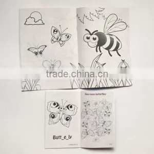 2015 New Design Drawing Set Kids Coloring Book With Crayons thumbnail-6