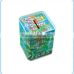 Custom Coin Saving Tin Can,coin Bank Tin Can thumbnail-1