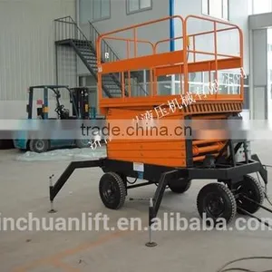 1.35~18m, 0.3 Ton Air Motorcycle Lift Table /rotating Scissor Lift Table /mechanical Scissor Lift Table thumbnail-6