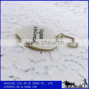 Customized Floating Metal Heart Key Chain thumbnail-2