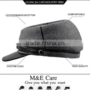 High Quality High-end Custom Embroidery Military Cap thumbnail-1
