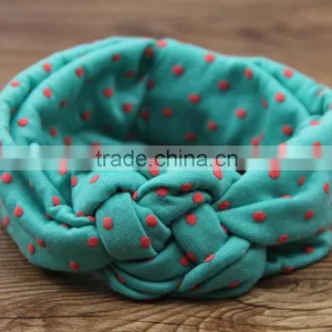 Hot Sale 2016 European Designs Children Knitted Cross Hair Bands Baby Girl Headbands thumbnail-5