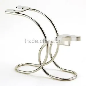Chrome Curve Safety Razor and Shaving Brush Stand thumbnail-1