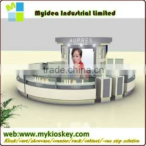 Tempered Glass Solide Mdf Cosmetic Display Shelf thumbnail-4