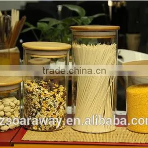 European Style Different Shape Glass Jar Ball Seal Pot for Candy Bean Snacks thumbnail-1