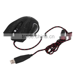 High Quality 5500DPI Optical Colorful Lights Wired Game Gaming Mice Mouse for Laptop PC New Arrival thumbnail-3