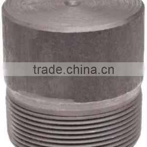 1/8 " Threaded NPT Round Head Plug Square To Round Pipe Fitting thumbnail-3