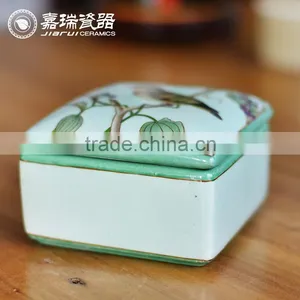 Fashion Ceramic Jewelry Box Square thumbnail-2