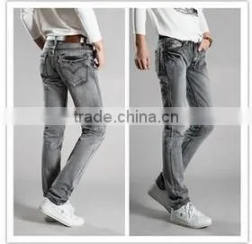 NEW Casual GREY JEANS FOR MEN JEAN PANTS MENS DENIM WEAR MEN'S CLOTHING FASHIONS thumbnail-2